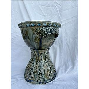 Flower Urn Blue/Green