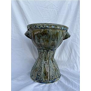 Flower Urn Blue/Green