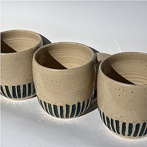 Teal Stripe Mug