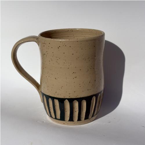 Teal Stripe Mug
